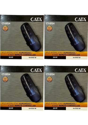 Cata Ct-9154 4'lü Aydınlatma Kumandası 4 Adet