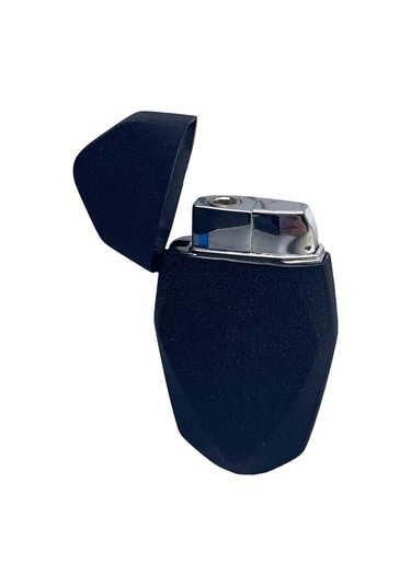 Kumlu Siyah Elmas Kesim Pürmüzlü Gazlı Çakmak 109397