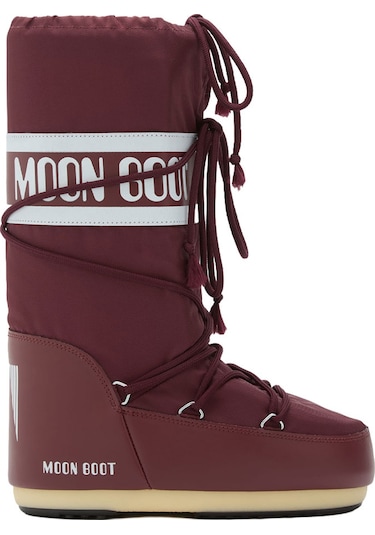 D013 Burgundy Bot Kar Kadın 80d1400440 Moon Boot Icon Nylon 35-41 Bordo