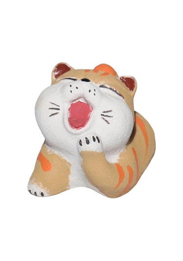 Homyl Kitaplık Hediye Yatak Odası Için Kedi Çay Hayvanı 5,1 Cmx6,6 Cmx5 Cm