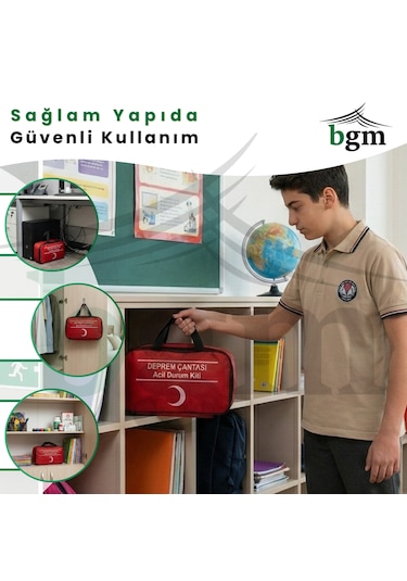 Deprem Çantası 33 Parça Acil Durum Ve İlk Yardım Kiti