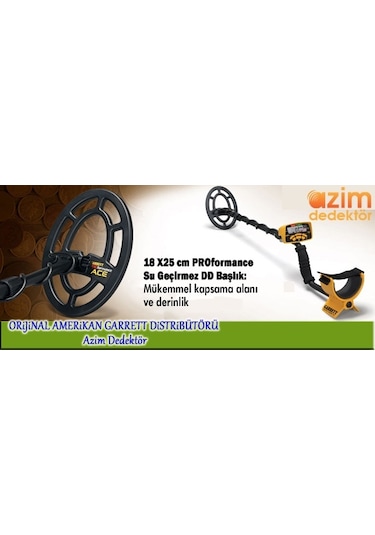 Garrett Ace 300İ+Nel Tornado 33Cm Derin Performans Başlık-Ace300İ