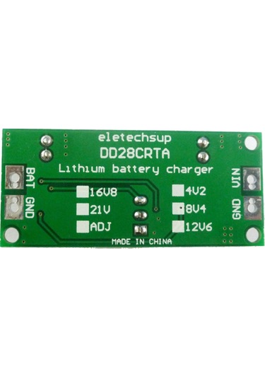 Teltree Dd28crta 3.7-18.5v Lityum Pil Şarj Cihazı - Ayarlanabilir Çıkışlı Kompakt Şarj Aleti