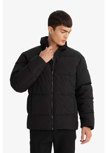 Defacto Su İtici Regular Fit Dik Yaka Fermuarlı Cepli Mont E9991ax25wnbk27 Siyah-bk27 Defacto Su İtici Regular Fit Dik Yaka Fermuarlı Cepli Mont E9991ax25wnbk27 Siyah-bk27