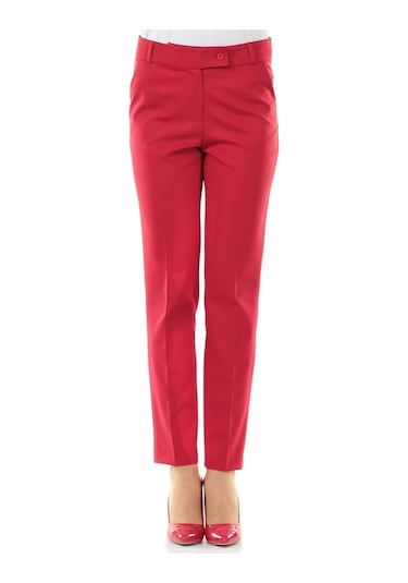 Soralline Kadın Pantalon 1673 Kırmızı Kırmızı