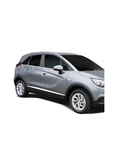 Ebal Otomotiv Opel Crossland X Krom Cam Çıtası 8 Prç. P.Çelik 2017 ve Sonrası