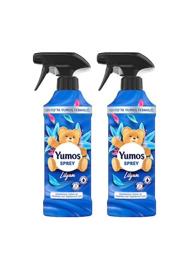 Yumoş Sprey Yıkaması Zor Eşyalar için Lilyum 2 x 450 ML