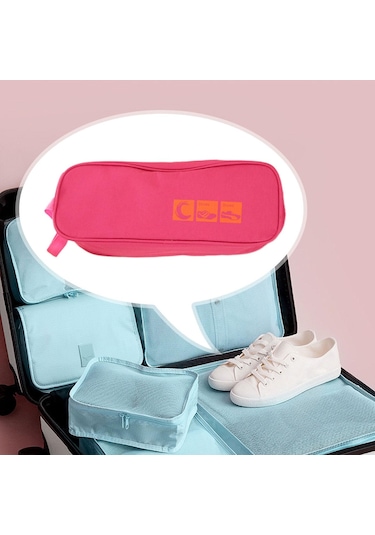 Suntek Fermuarlı Oxford Kumaş Ambalaj Için Seyahat Ayakkabı Diğer