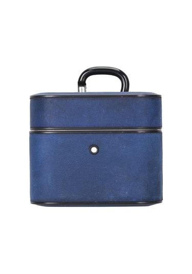 Toyigoo Toyigoo Casquet Apple Airpods 3.nesil Uyumlu Deri Kılıf G21 Mavi