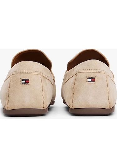 Casual Hılfıger Suede Drıver Bej