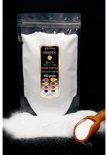 Hanzade Bitkisel Krem Tartar Potasyum Bitartarat 100 G