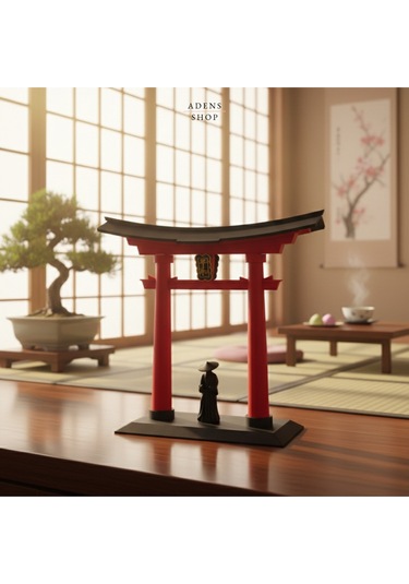Torii Kapısı Ve Samuray Dekoratif Aksesuar