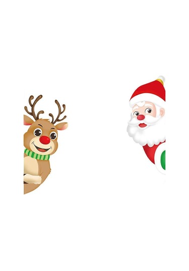 Noel Çıkartmaları Kendin Yap Noel Çıkartmaları Dekoratif Pencere Çıkartmaları 2024 Noel Çıkartmaları Noel Ağacı Çıkartmaları Noel