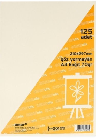 Umur Teksir Kağıdı A4 125 Li