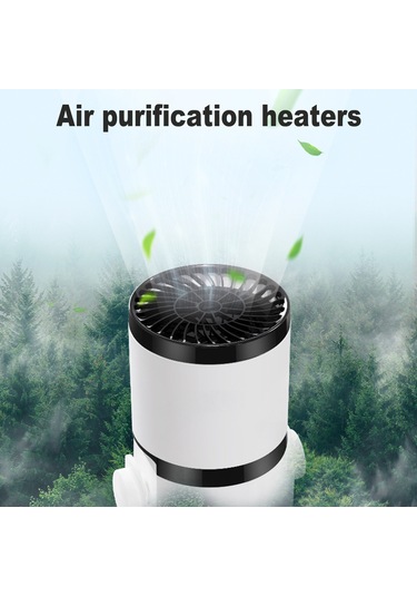 Jeemson 12v Araba Isıtıcı Fanı - Hızlı Isıtma/sogutma, 360 Derece Döner, Kar/sis Temizleyici, 150w, Taşınabilir Abs