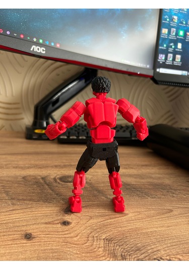 Dummy Red Hulk 3d Baskı Eklemleri Hareketli Figür 16 Cm Koleksiyonluk Oyuncak Hulk