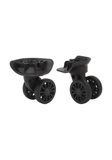 Geeroyoo Abs Kauçuk Vagonluk Tekerlekleri - Yedek Çekçek Valiz Tekerlekleri, Sessiz, Dayanıklı, Kolay Kurulum 2 Adet