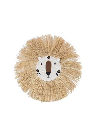 Sones El Yapımı Dokuma Karikatür Aslan Kaplan Hasır Ev Duvar Süsleri Çocuk Odası Giyim Mağazası Aksesuarları Sz-m03