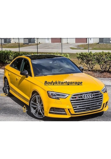 Audi A3 Sedan 2013-2020 Uyumlu St Marşpiyel Takımı-boyasız