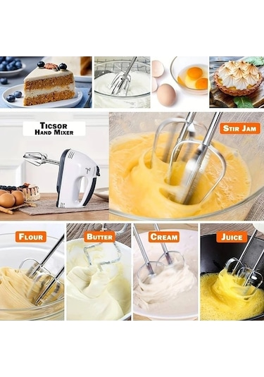 Diğer El Tipi Elektrikli Yumurta Çırpıcı, Ev Tipi Otomatik Beyaz, Küçük Masa Üstü Model Beyaz