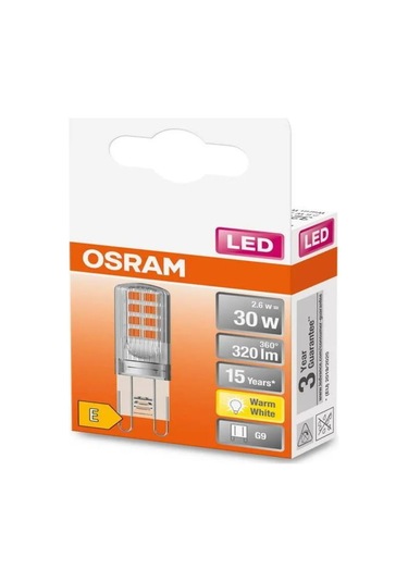 Osram Ledvance 2,6w 30w Halopin Kapsül Led Ampul - G9 Sarı