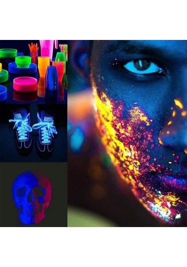 Shineyee Usb Led Uv Işığı - Bar Sahne Atmosferi Ve Floresan Ajan Tespiti, 5w 270 Derece, Taşınabilir, 1 Adet Siyah