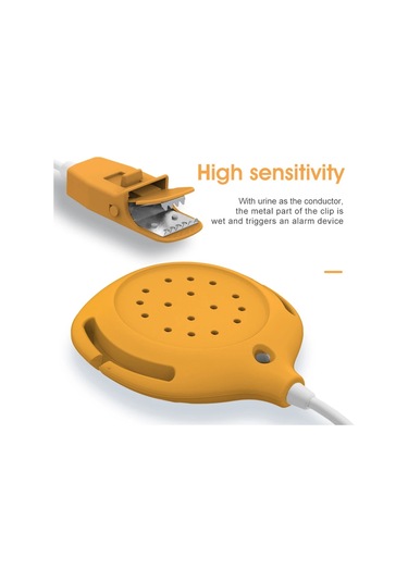 GubisiStore Turuncu Kablolu Bebek Yatak Islatma Alarmı