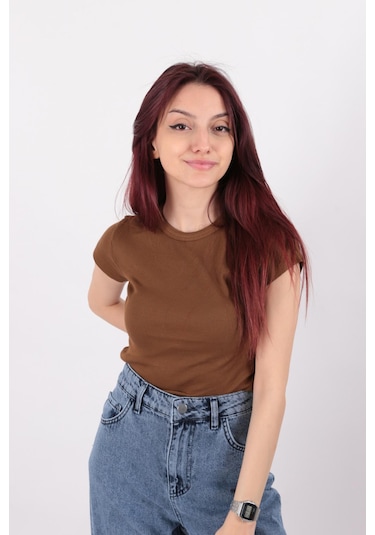 Busem S0016231 Kadın Bluz Koyu Hardal