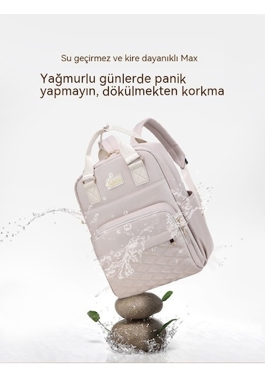 Novahub Yönlü Yalıtımı-882 Ve Usb Üç Torbası Torbası Sırt Parçalı Isı Home Fonksiyonlu Dinosaurs Çok Çok Çantası Bebek Anne Anne Altın İw Altın