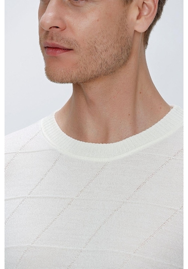 Tr 837 Ekru Balıkçı Triko Ekru