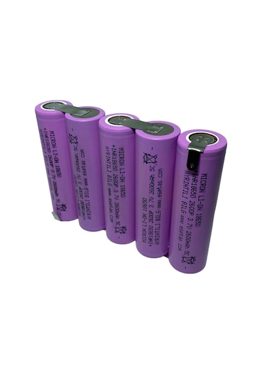 18V 18650 2600 Mah 5 C Li-Ion Batarya Pil Gurubu Pilden Matkap Ve