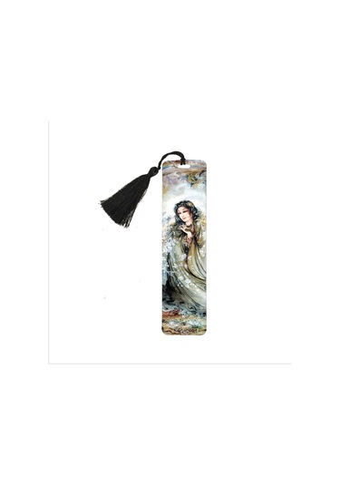 Türk Kızı Baskılı, Püsküllü Kitap Ayracı Hediyelik Bookmark,ayraç-113