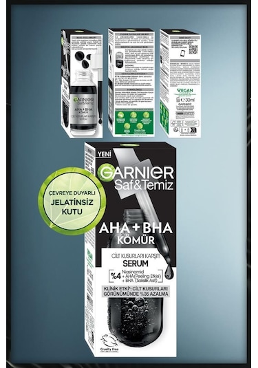 Garnier Aha+Bha Cilt Kusurları Karşıtı Serum & C Vitamini Serum 2 x 30 ML