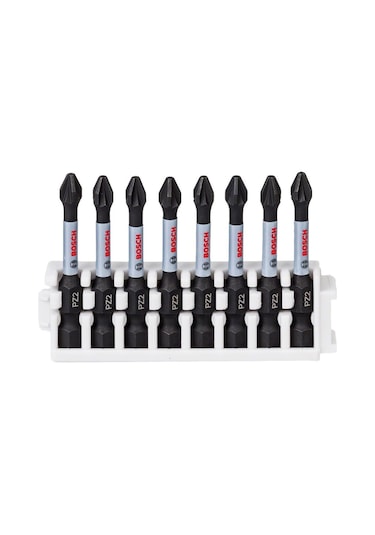 Bosch 8xPZ2 Impact Control Vidalama Ucu Paketi 8 Parça - 2608522331