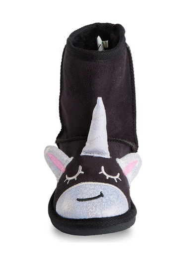 Denokids Siyah Unicorn Kız Çocuk Bot Siyah