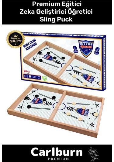 Premium Eğitici Zeka Geliştirici Öğretici Eğlence Aile Etkinlik Yılbaşı Özel Gün Sling Puck