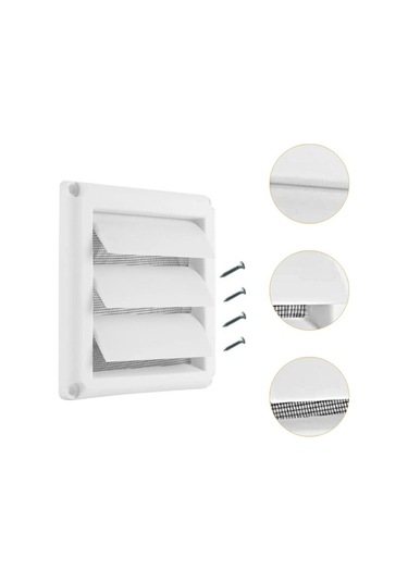 Trendooze 12.5cm Çaplı Havalandırma Izgarası Kapağı Daire Şekil