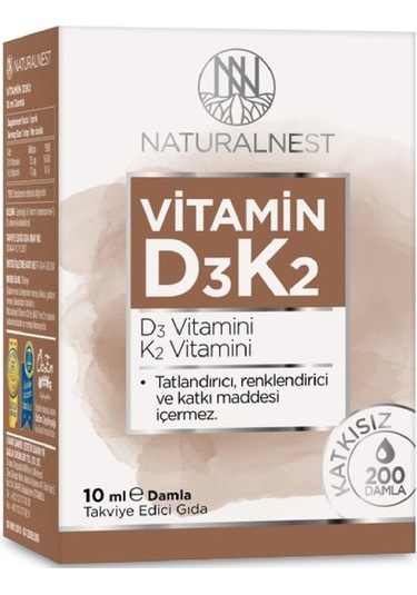 Naturalnest D3K2 Damla 10 Ml