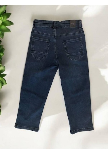 Çikoby Erkek Çocuk Esnek Kot Pantolon-14956 Lacivert