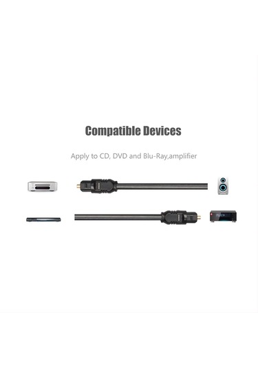 Daytona Zr146 Fiber Optik Ses Kablosu - 3m