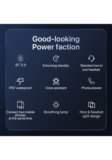 Xindoker Coolreach X7 Motosiklet Bluetooth Kulaklığı - Bt5.0, Ip67 Su Geçirmez, Gürültü Azaltma, 800mah Pil, İki Telefon Bağlantısı, Mavi