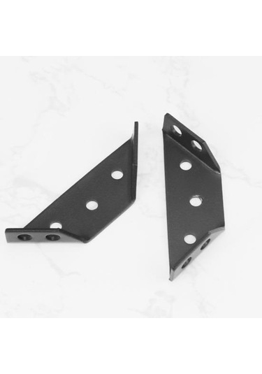 10 Adet Evrensel Metal Mobilya Köşe Konektörü Paslanmaz Korozyona Dayanıklı Raf Dolabı Mobilya Üçgen Desteği Köşe Braketleri