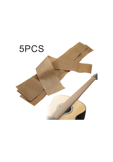 Suntek 5 Parça Gitar Tel Koruyucu Kağıtlar Yedek Hafif Bakım 840mm