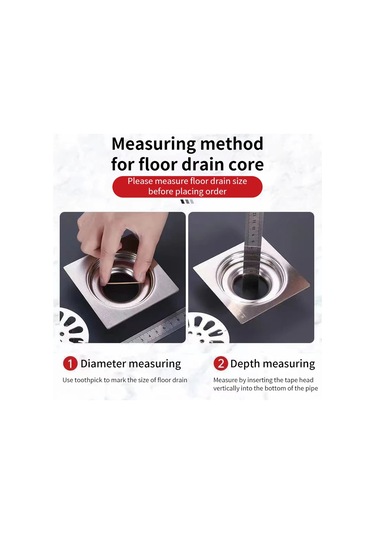 Geeksen Paslanmaz Çelik Zemin Drenaj Filtresi Çeşitli Ebatlarda Süzgeç Drenajlar Örgü Sepet Filtreler Saç Tutucu Banyo Mutfak Lavabo Tıkanma Önleyici Diğer