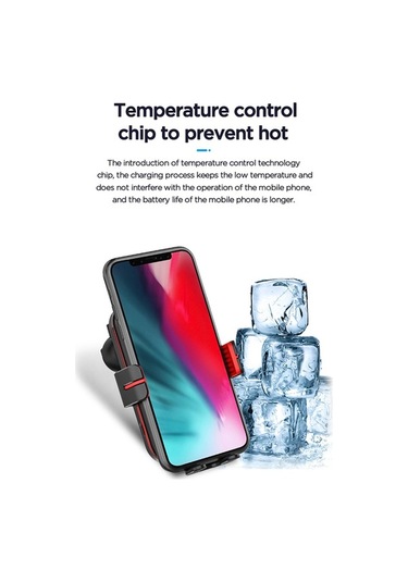 Moly Araç İçi Kablosuz Şarj Tutucu - 15w, 4.7-6.9, 8mm Algılama, Çoklu Koruma, Hızlı Şarj