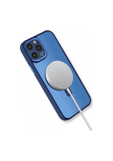 İphone Uyumlu 15 Pro Kılıf Magsafe Özellikli Unix Silikon Kapak