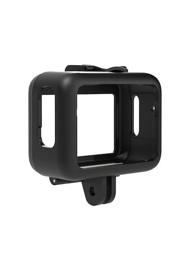 Ranyeek Insta360 Go 3 İçin Abs Malzeme Spor Kamera Korumalı Kutu - Siyah Korumalı Çerçeve + Sabit Somun + Taban Braket
