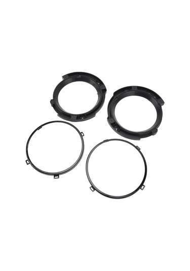 Reedark Jeep Wrangler Jk 2007-2018 İçin 7 İnç Dairesel Far Montaj Braketi Çift , Dayanıklı Çelik Malzeme, Koruyucu Ve Dekoratif Fonksiyon El-1018-bk