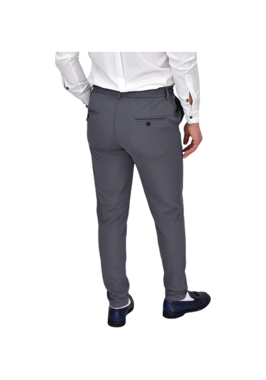 Erkek Beli Lastikli Jogger Pantolon Regular Fit Bgl-st04328 K.Gri