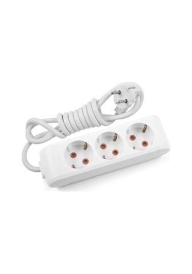 Grup Priz Önder Marka Üçlü Priz, Topraklı 2metre Kablo